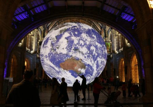 Gaia at Natural History Museum, London, 2018 (2)