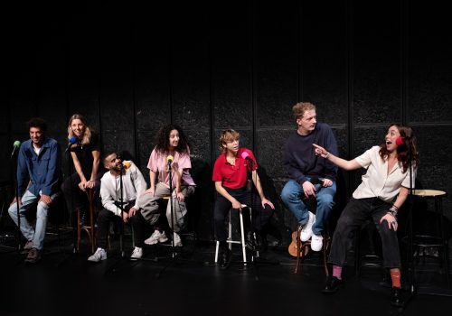 Stand-up de Mohamed El Khatib au Théatre du Rond-Point à Paris le 14 octobre 2024.
