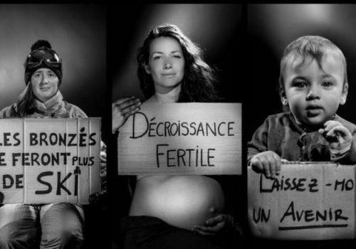 je pose pour le climat